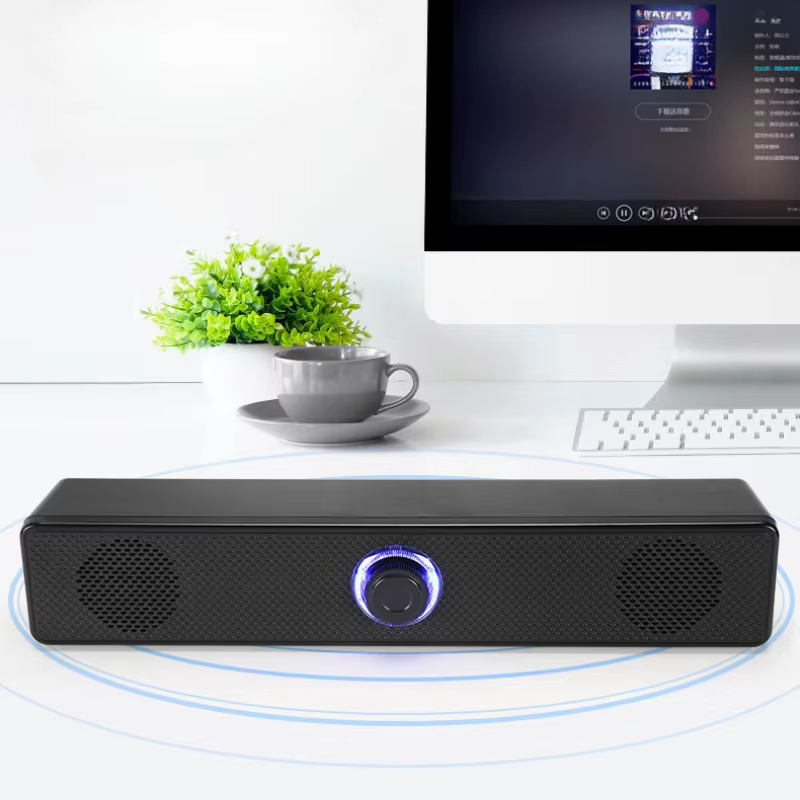 Barre de son PC filaire et Bluetooth
