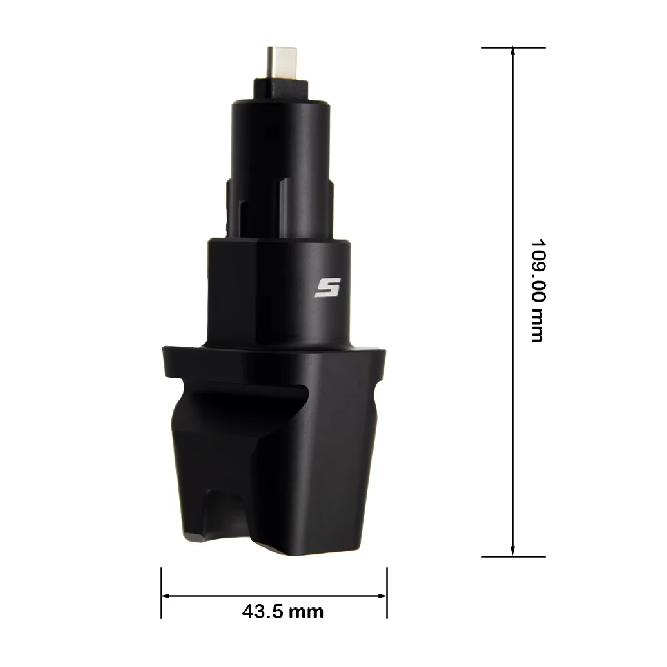Simube en stock Lot QR2 noir (type-c) à dégagement rapide pour Fanatec Wheel-Side et base QR2 Side (port de type C)