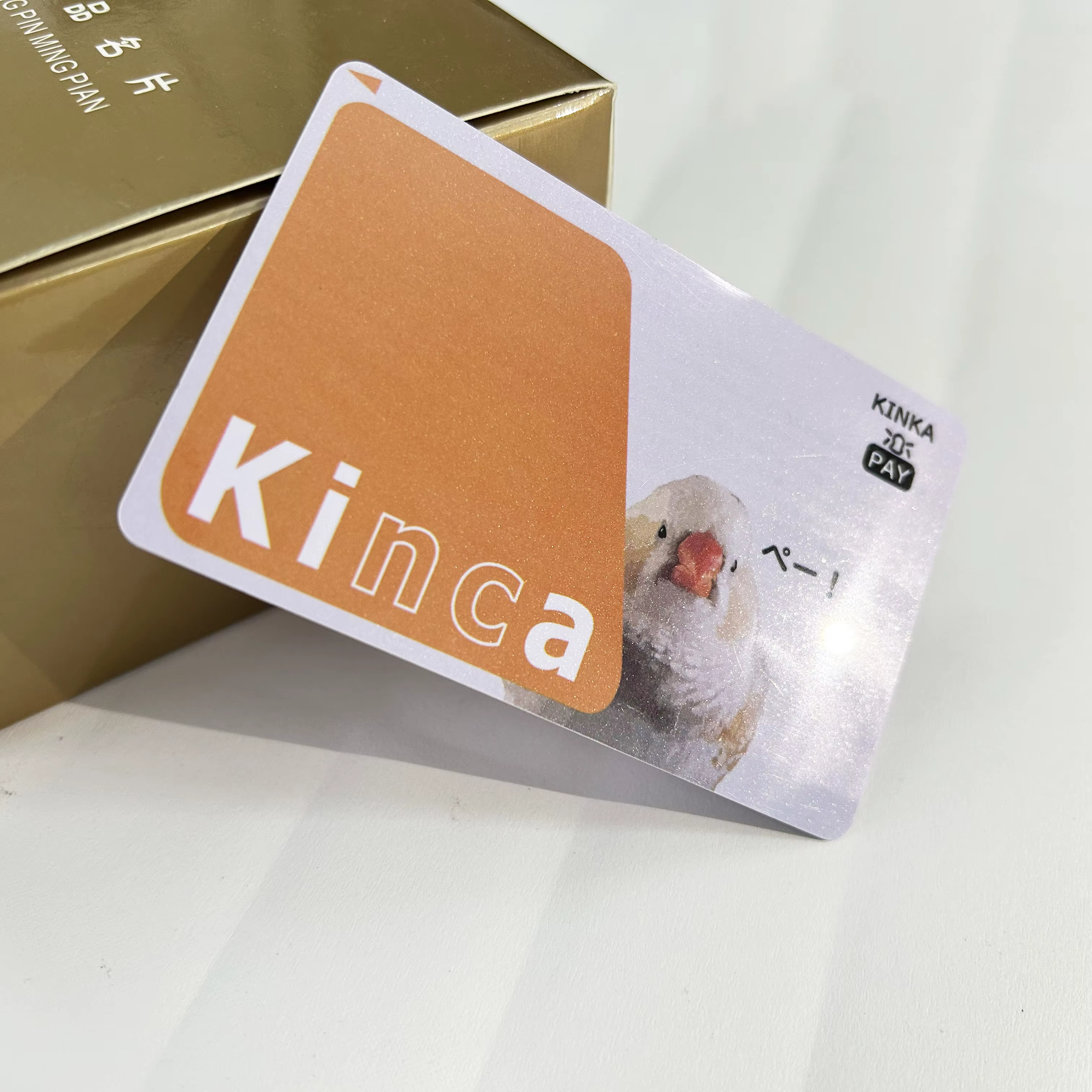 Cartes de visite en PVC, effet nacré, cartes de visite imperméables