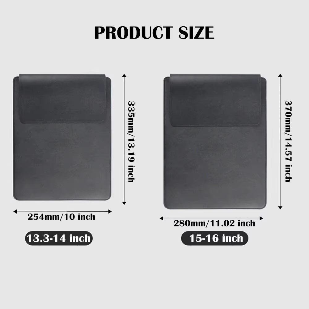 Housse pour ordinateur portable avec support réglable de 13 à 15 pouces
