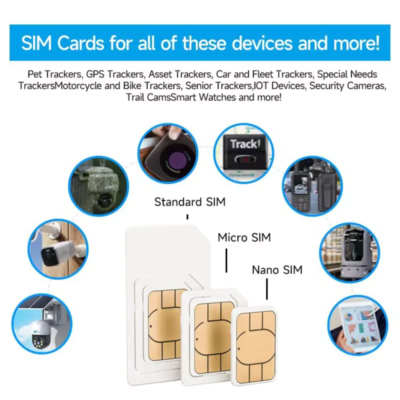M2M Data-4G LTE carte SIM asie dispositif IoT cellulaire universel, collier de montre itinérant, passerelle GPS, Service 360 jours, 1 Go