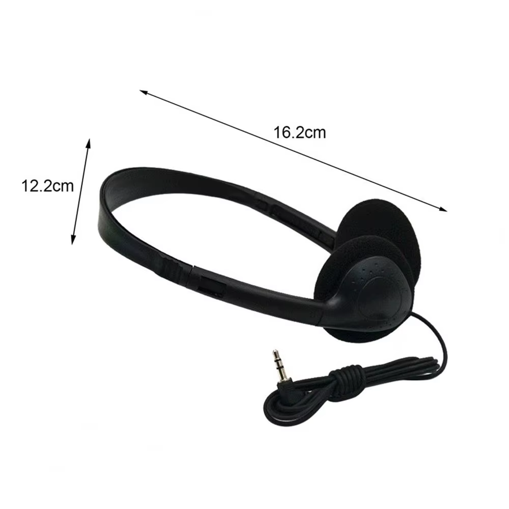 Écouteurs filaires portables ABS