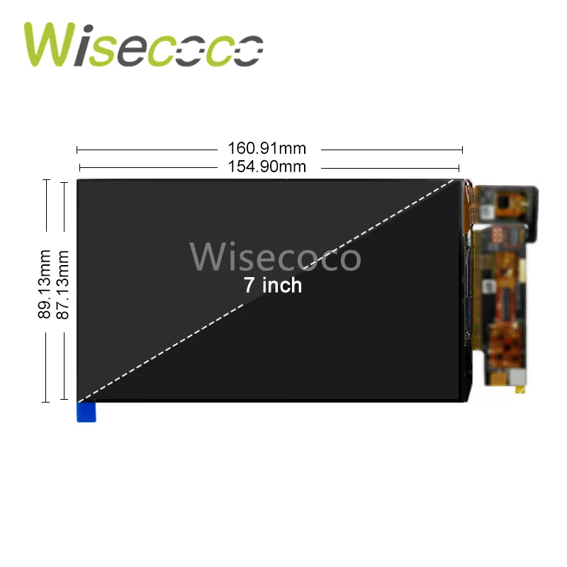 Wisecoco 7 pouces AMOLED 165HZ OLED 1920x1080 IPS écran tactile sur cellule haute luminosité pour ordinateur portable de jeu PS4/PS5 commutateur
