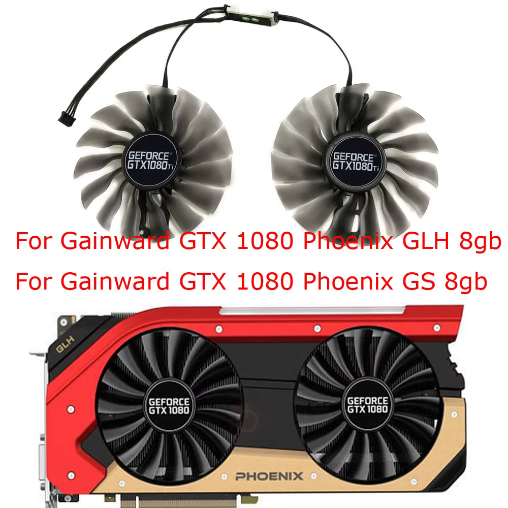 Refroidissement de carte graphique, ventilateur de cartes de refroidissement GPU, pour Palit GTX 1070 1080 1080Ti Super Jetstream, Gainward 1080 Phoenix GS, FD10015H12S