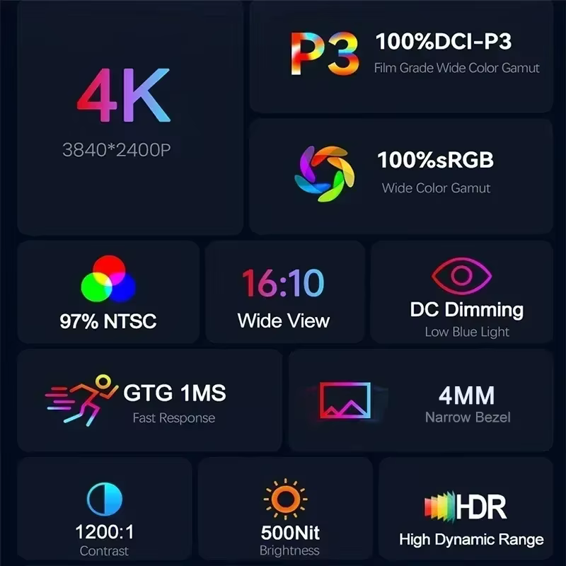 Moniteur Portable à écran tactile de 16 pouces