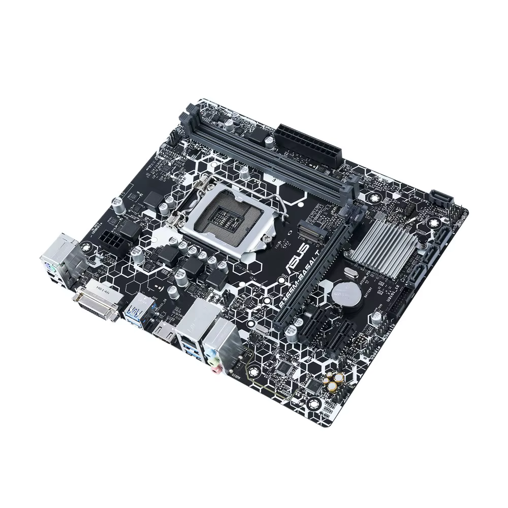 Carte mère ASUS B365M-BASALT LGA 1151 DDR4 32GB M.2 Micro ATX compatible avec les processeurs Core i5-9400F i3-8300 i7-8700 i7-9700