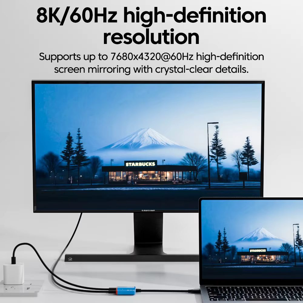 Hub USB 2.0 PD100W USB-C pour carte de capture vidéo Hagibis Switch 2