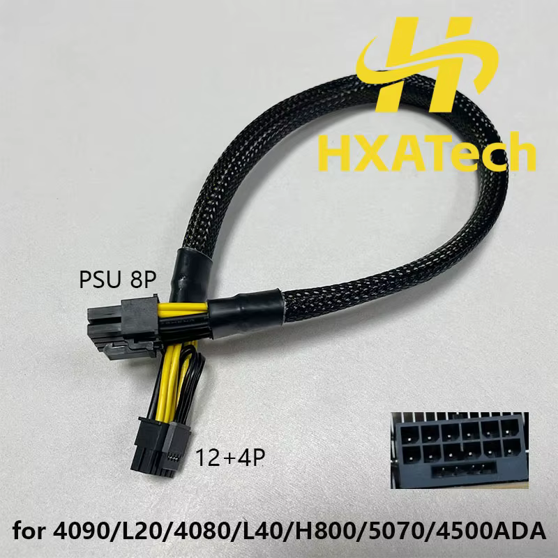 HXATech- Câble d'alimentation pour carte vidéo PCIE 8 broches à 8 p (6 + 2) pour Dell T5810 T5820 T7820 T7920