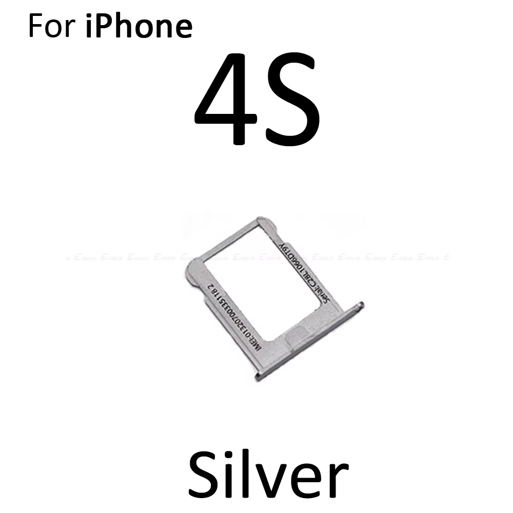 Adaptateur de fente pour carte SIM, pièces de rechange pour iPhone 4, 4S, 5, 5S, SE, 5C