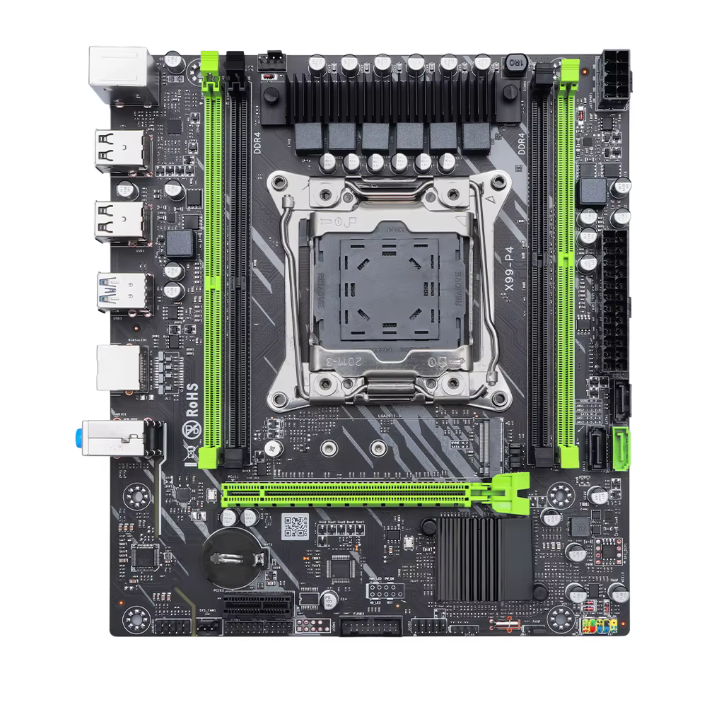 Kit de carte mère SOYO blanc X99 avec processeur E5-2680 V4 et DDR 2133MHZ 8GB * 2 = 8GB RAM LGA2011-3 C612 Chipset double canal DDR4 M.2