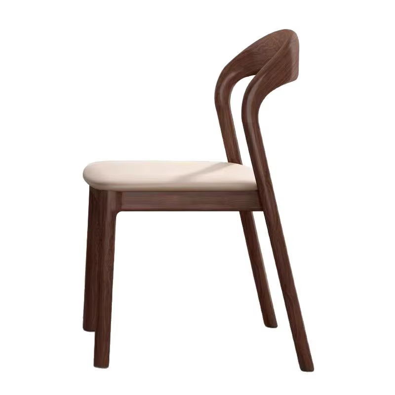 Bois massif, chaise de salle à manger, maison, bureau, dossier, moderne, minimaliste, design, tabouret, nordique, restaurant, manger, chaise