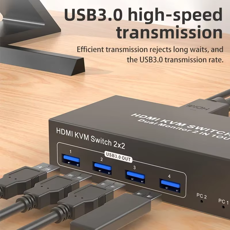 Commutateur KVM HDMI pour moniteur touristique