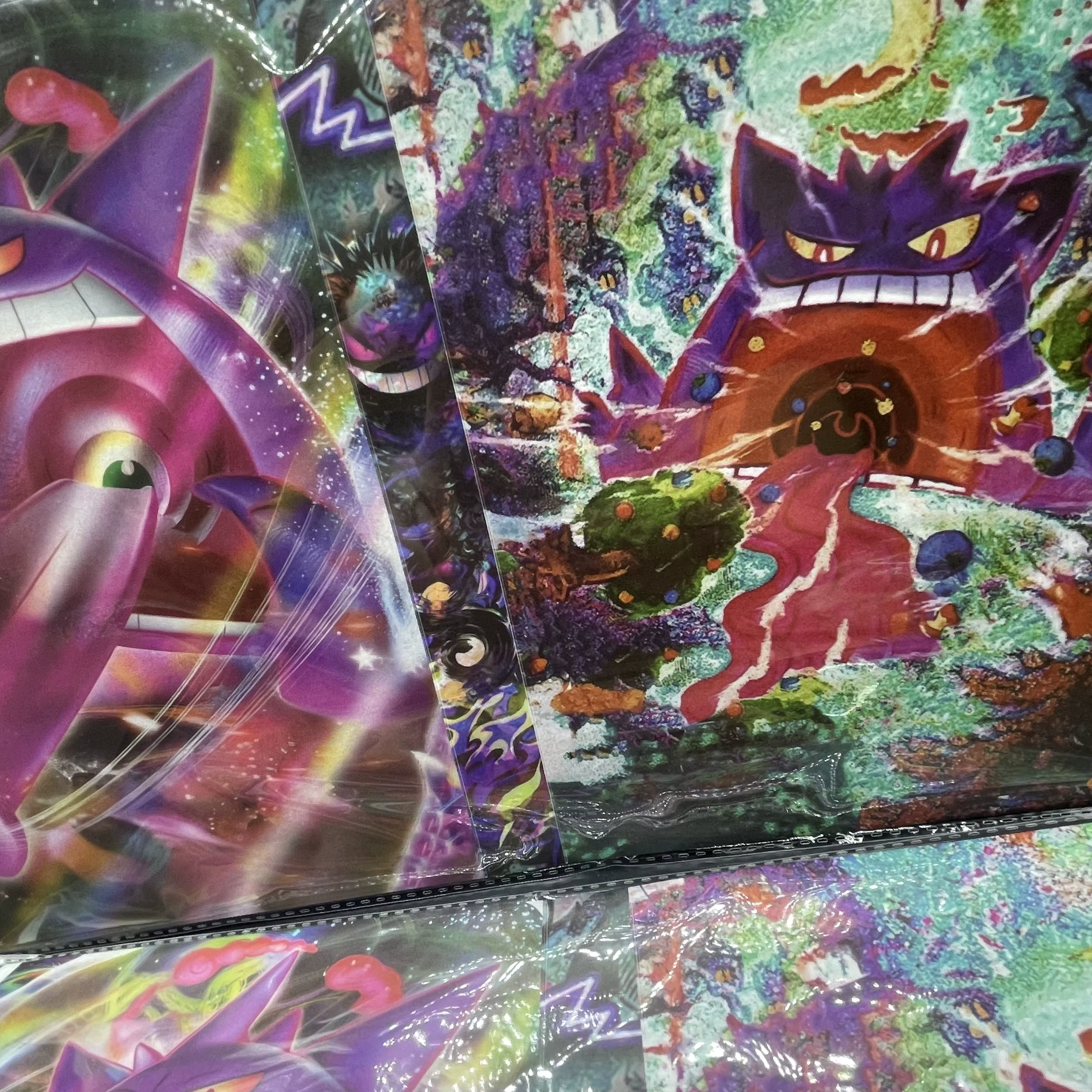 PTCG Gengar Ex Album de cartes à collectionner 4 compartiments peuvent contenir 240