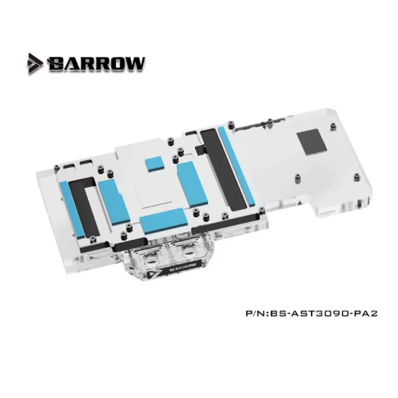 Refroidisseur d'eau personnalisé pour carte graphique Barrow GPU pour ASUS TUF 3090 3080 Gaming