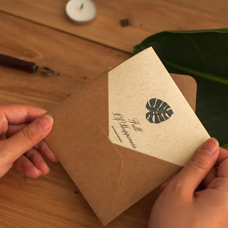 Carte de vministériels x festive avec enveloppes et autocollants, cartes d'invitation pour fête d'anniversaire, mariage et vacances, carte de bénédiction de message, ensemble de 6 pièces