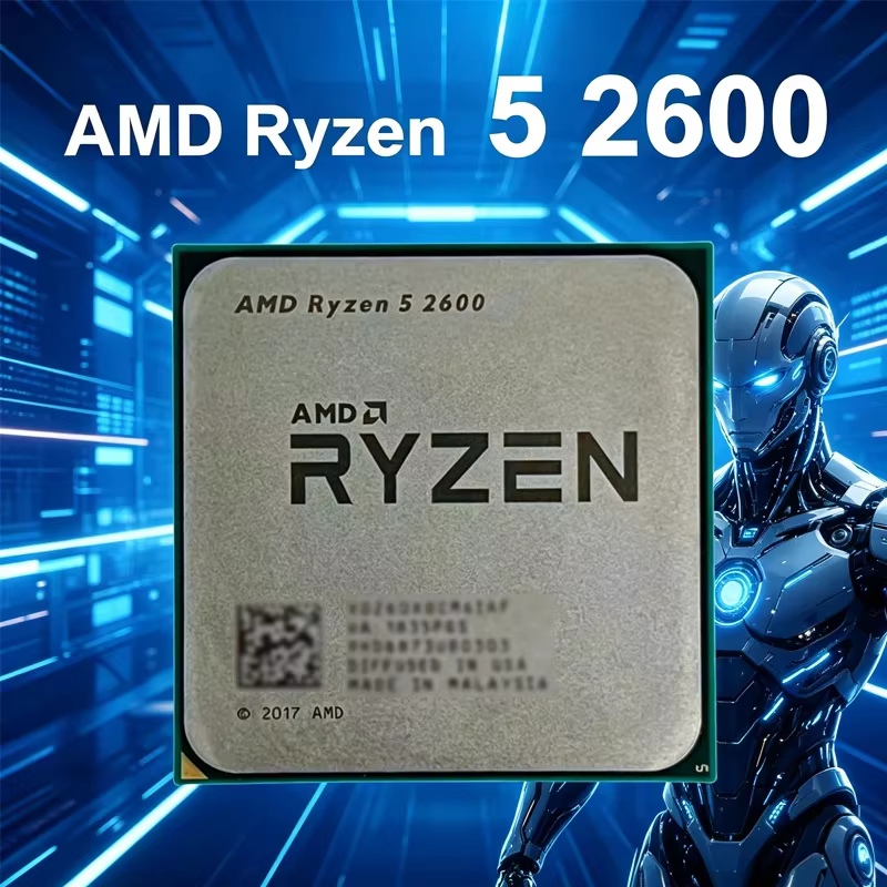 Processeur de bureau AMD Ryzen 5 2600 3