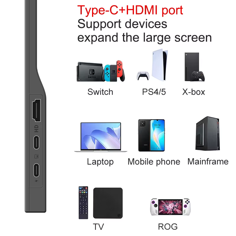 LANLIPU – moniteur Portable 14/16 pouces
