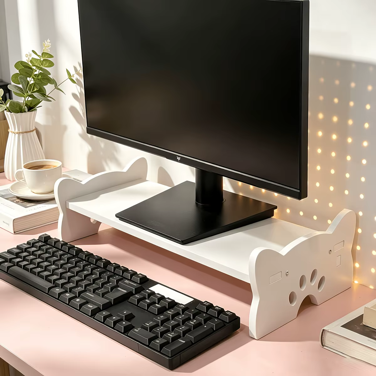 Support d'écran simple à un seul niveau pour moniteurs d'ordinateur de bureau