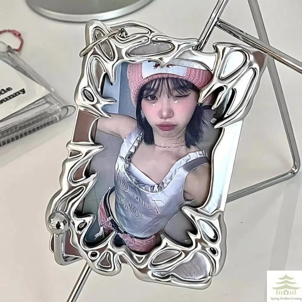 Porte-cartes photo électro-plaqué - Housse de protection personnalisée pour cartes de stars Kpop