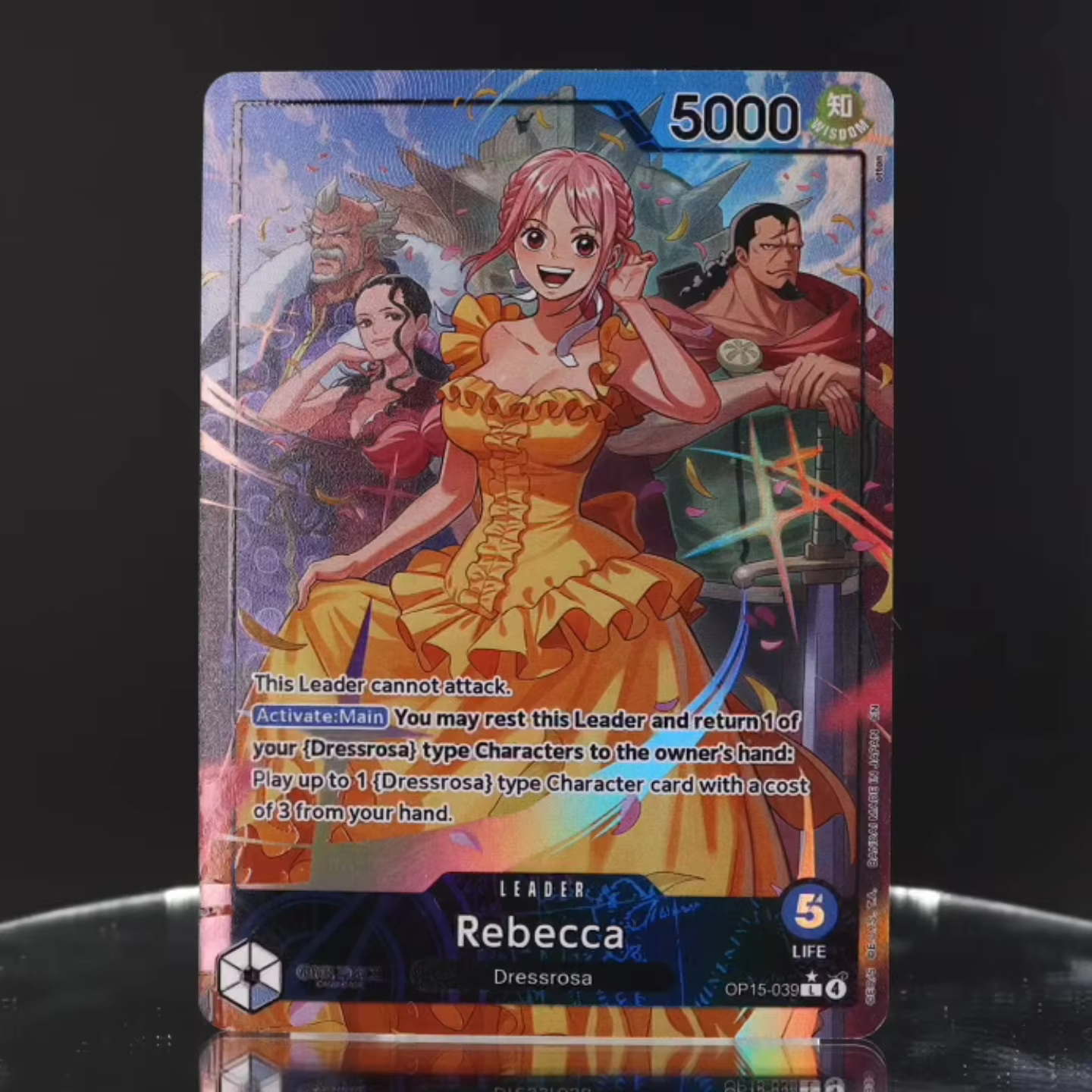 Carte de leader One Piece TCG OPCG en anglais OP15 - Ensemble de cartes