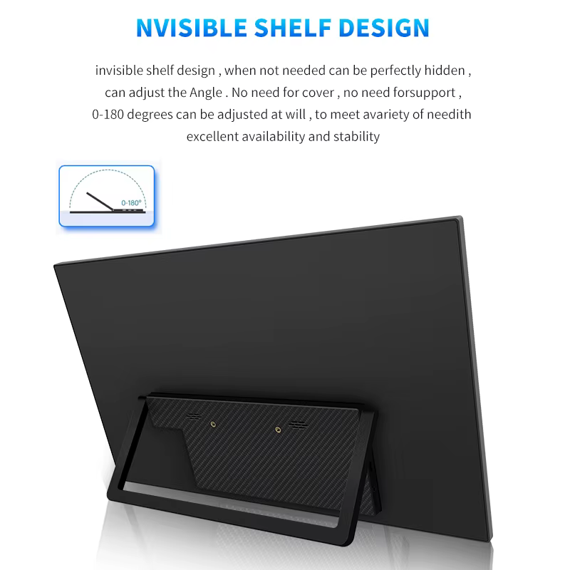 HGFRTEE moniteur de jeu Portable 18.5 pouces 1080P 16:09 120Hz 100% sRGB 300Cd/m2 écran de voyage pour MacBook