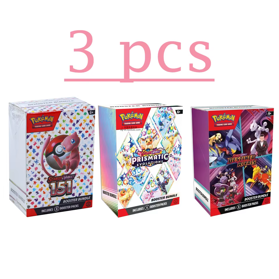 Cartes Pokémon v10 HOT - Pack Booster Destined Rivals Prismatic Evolutions Scarlet Violet 151 - Cartes Booster Anglaises ME02 - Cadeaux