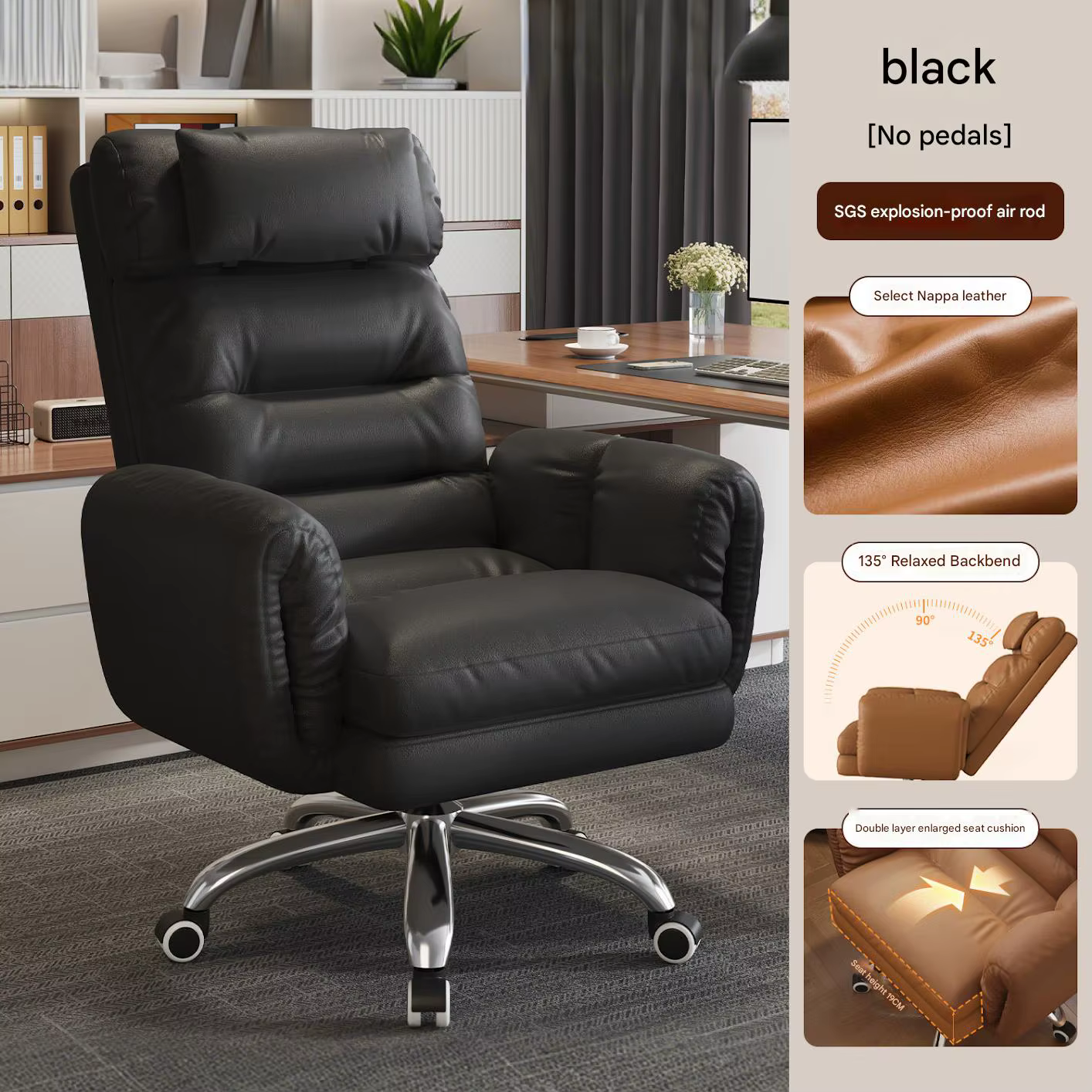 Chaise de bureau transparente pas chère