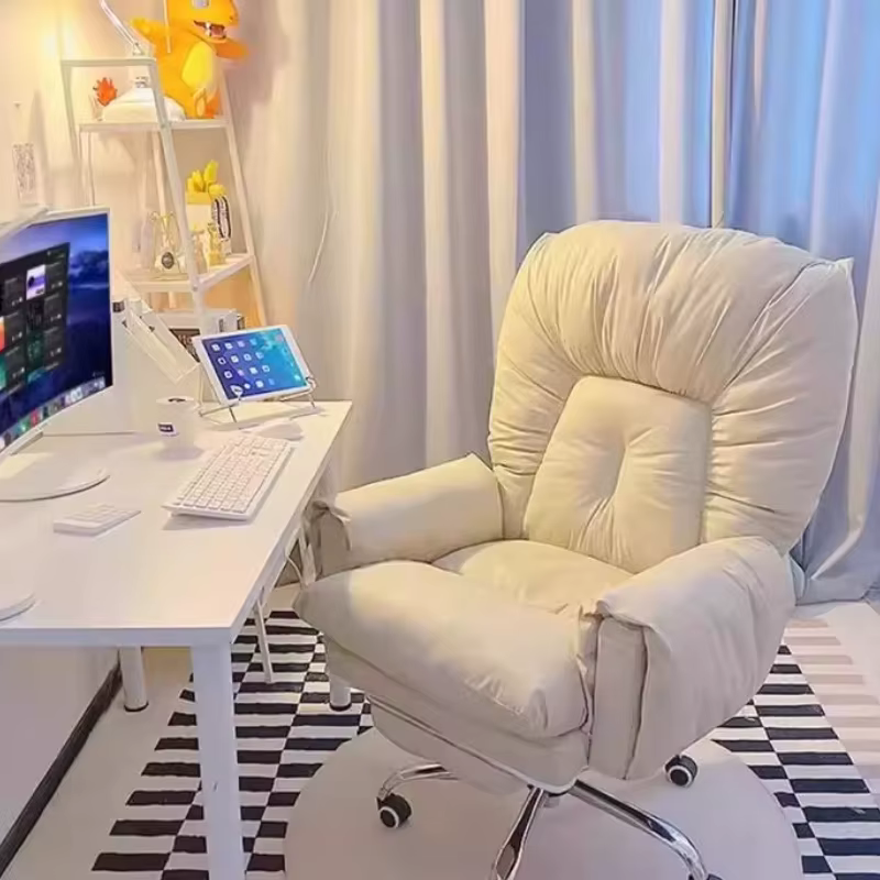 Chaise De Bureau De jeu rotative accoudoirs appui-tête salon
