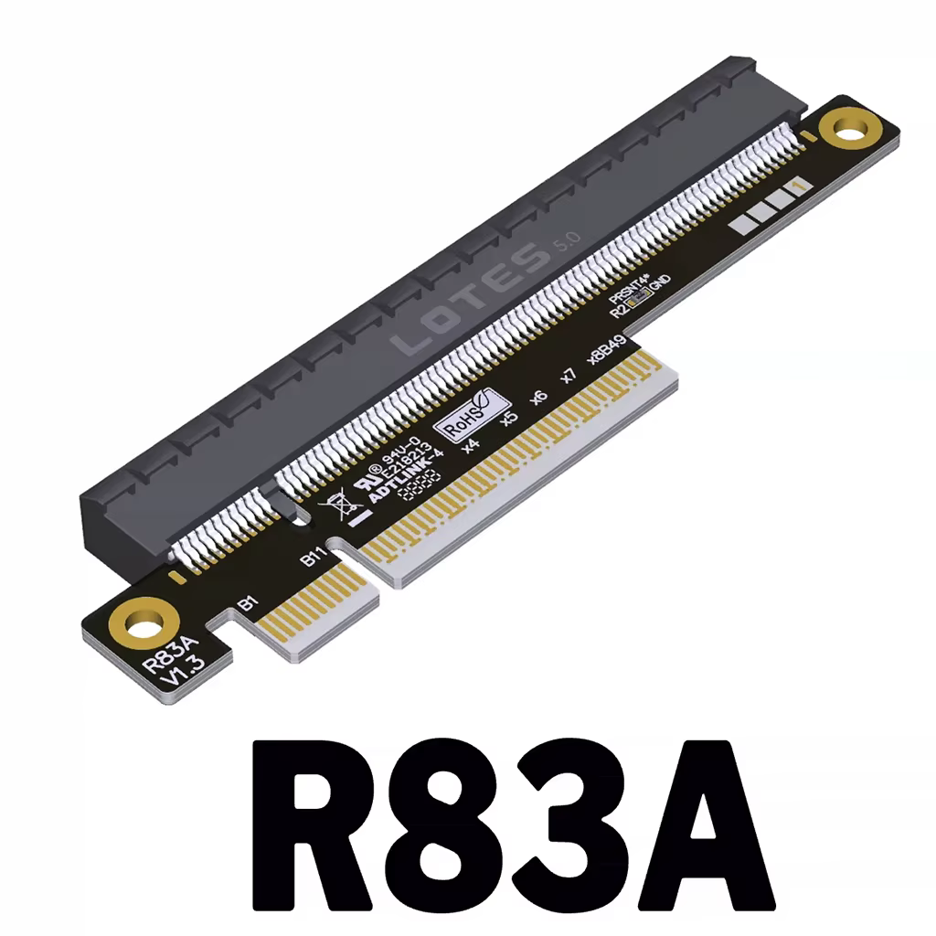 Carte Riser PCI-E R23A/R33A/R83A PCIe 5.0 X4 X8 X16 Gen5