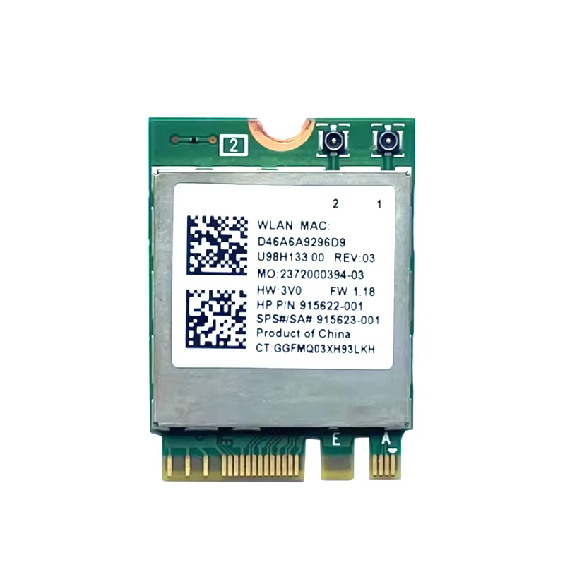 RTL8822BE carte réseau double bande 867M +
