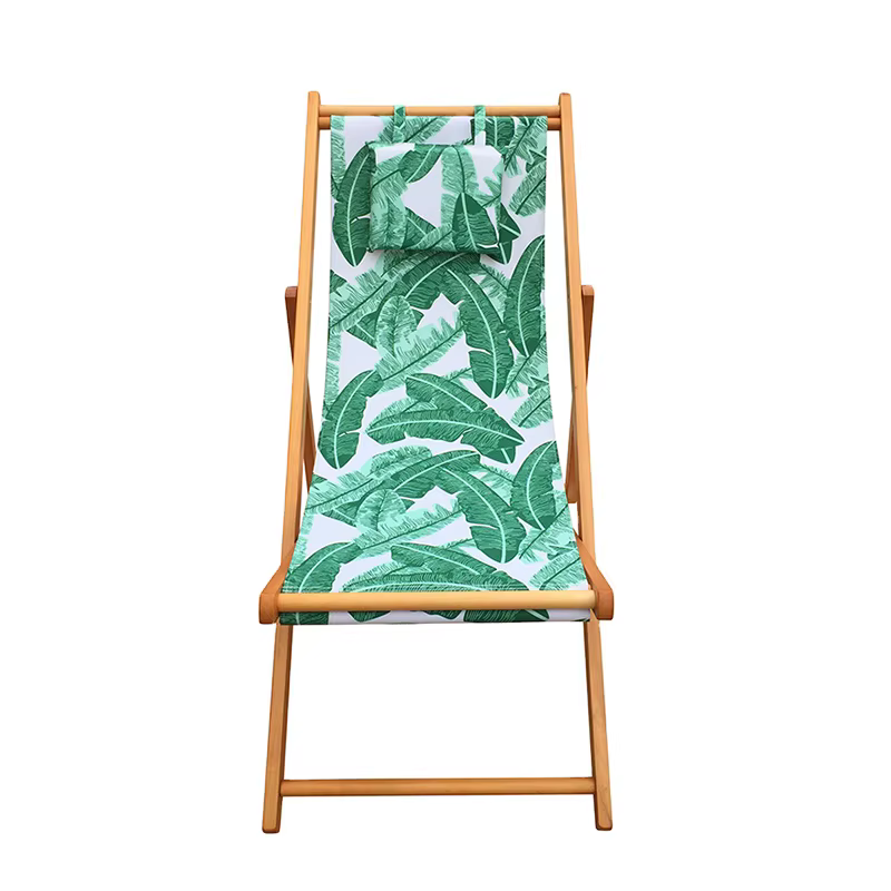 Chaise de plage pliante en bois massif de pin, fauteuil de terrasse de jardin extérieur, Patio, balcon, sièges pliables, chaise de camping en bois