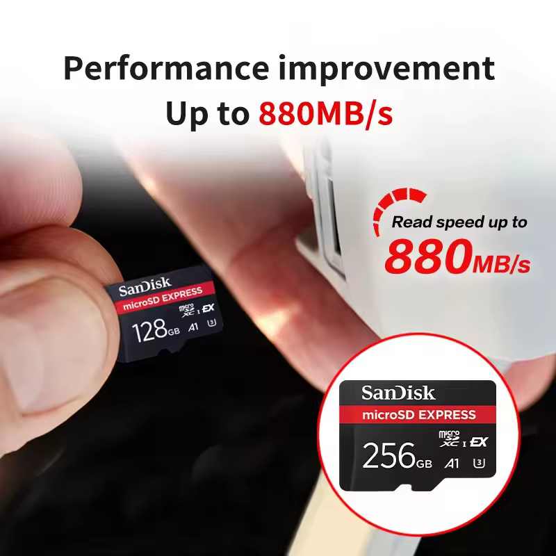 Carte mémoire MicroSD Express