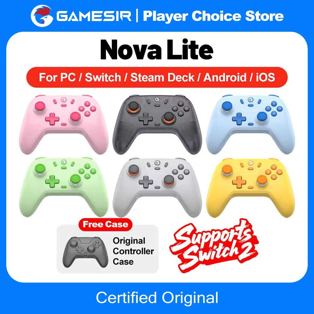 Gamesir Nova Lite manettes PC pour Nintendo Switch 2 contrôleur commutateur vapeur Android iOS iPhone contrôle effet
