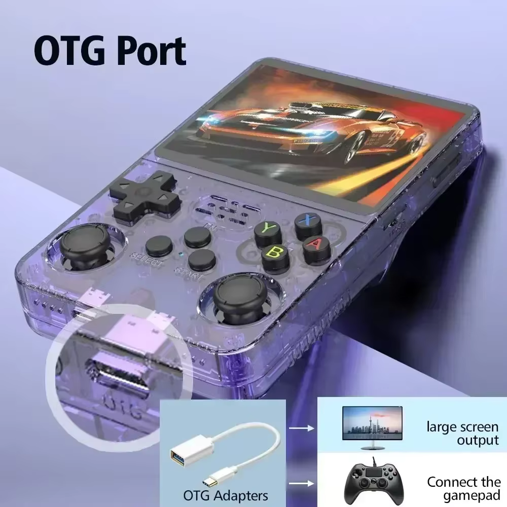 Console de jeu portable rétro R36S – Écran IPS de 3