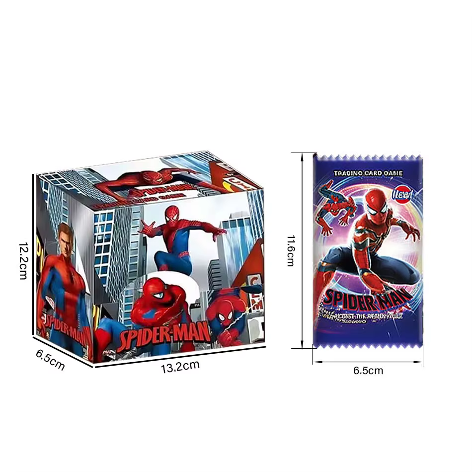 Nouvelle collection de cartes de super-héros populaires, jeu de cartes, dessin animé, cadeau d'anniversaire pour enfants, cadeaux de vacances