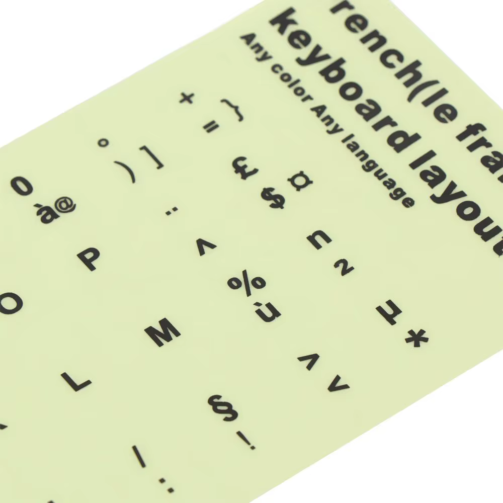 Film de protection autocollant pour clavier d'ordinateur portable