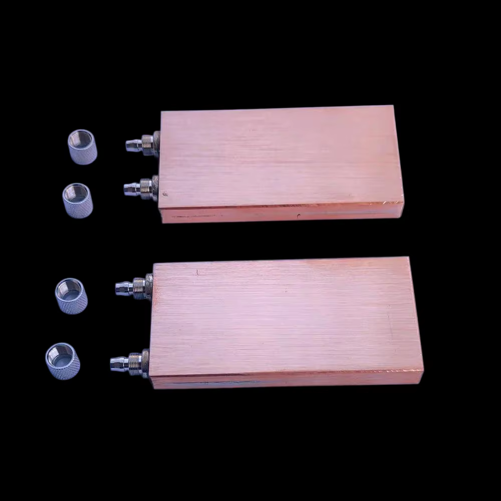 Bloc de refroidissement par eau en cuivre pour ordinateur portable