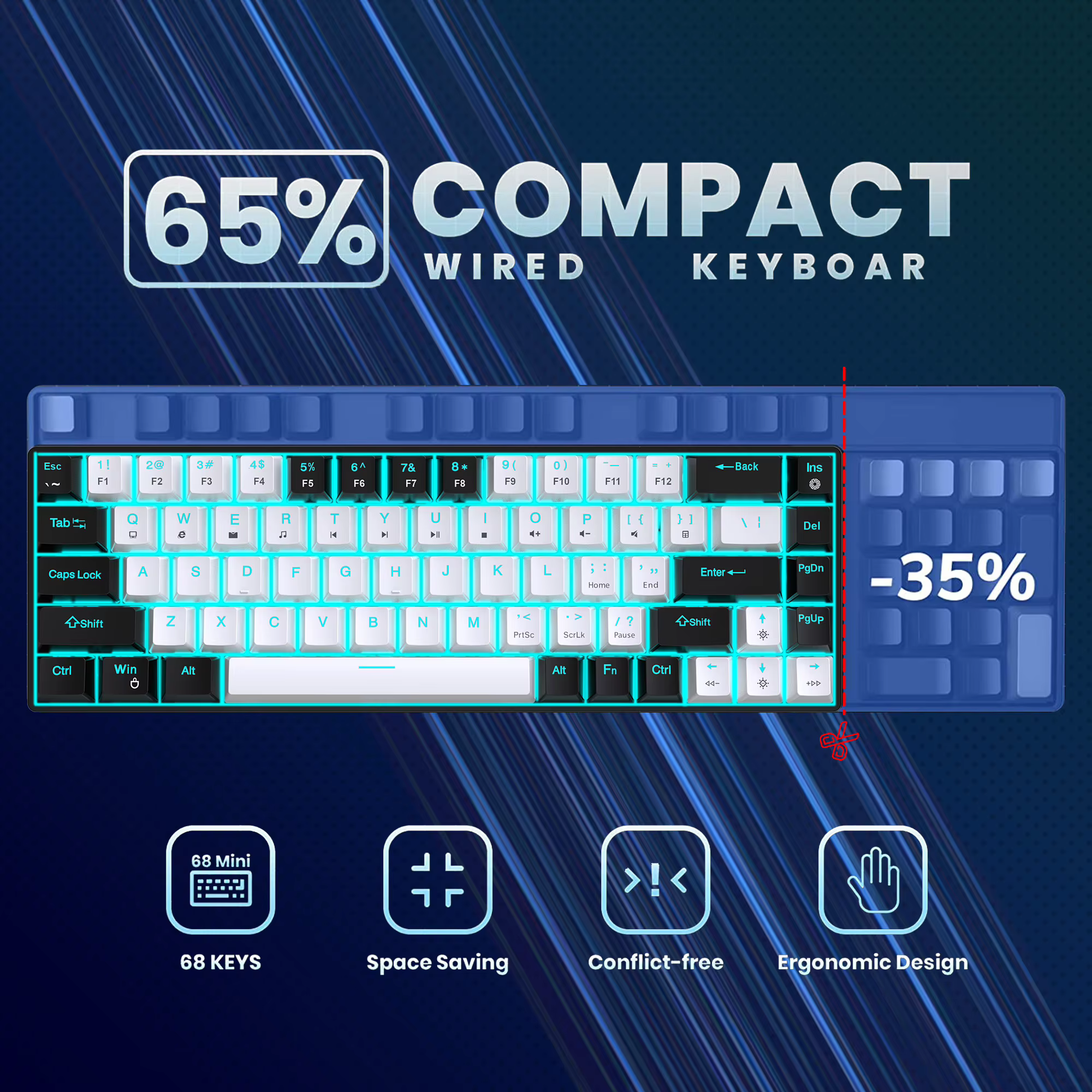 Clavier de jeu mécanique