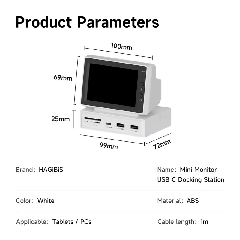 Hagibis 3.5 pouces IPS Mini écran AIDA64