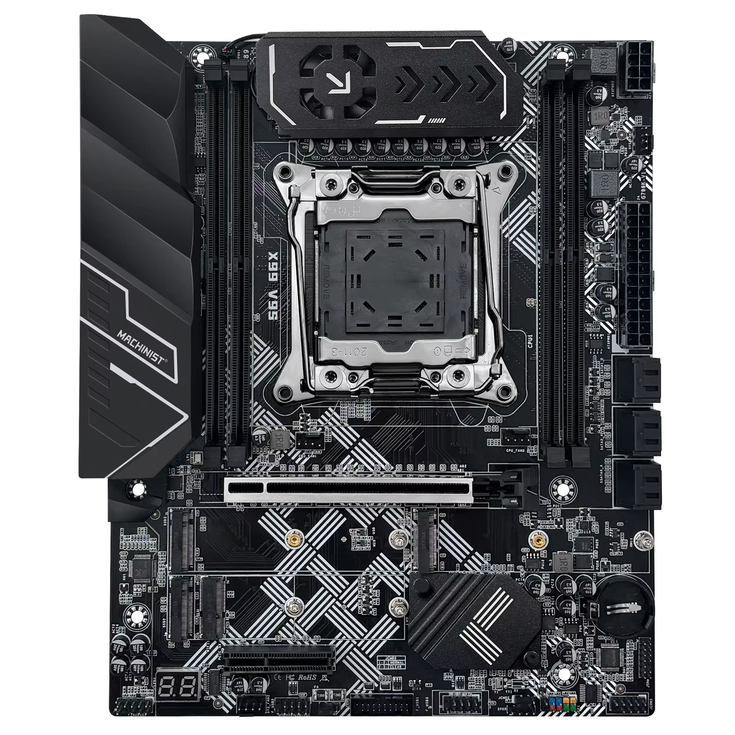 MACHINIST X99 V9S carte mère prise en charge TPM2.0 LGA 2011-3 Xeon E5 cpu DDR4 RAM C612 puce avec 3 * NVME M.2 slot SATA3.0 USB3.0
