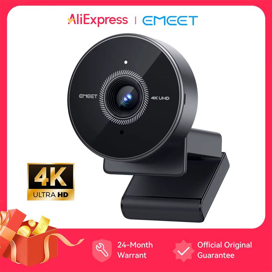 Webcam EMEET 4K avec autofocus