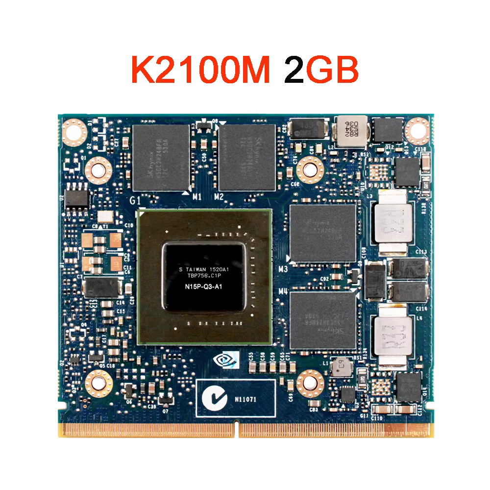 Carte vidéo Quadro K610M K1000M K1100M K2000M K2100M K3000M K3100M K4000M K4100M K5000M K5100M pour iMac A1311 A1312 2010 2011