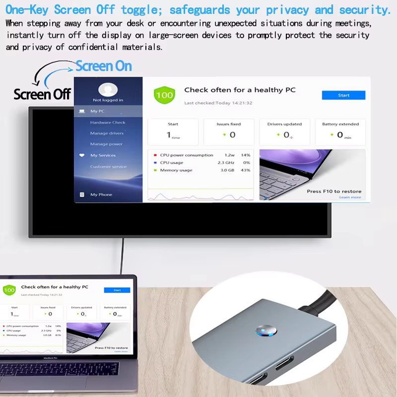 Répartiteur USB C HUB Type C Thunderbolt 3