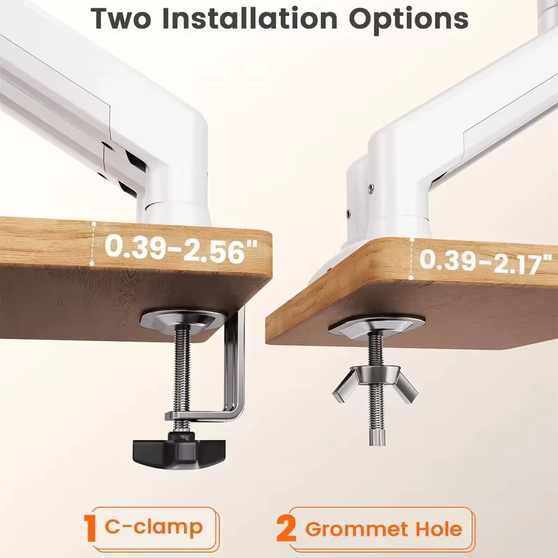 Support flexible pour double écran