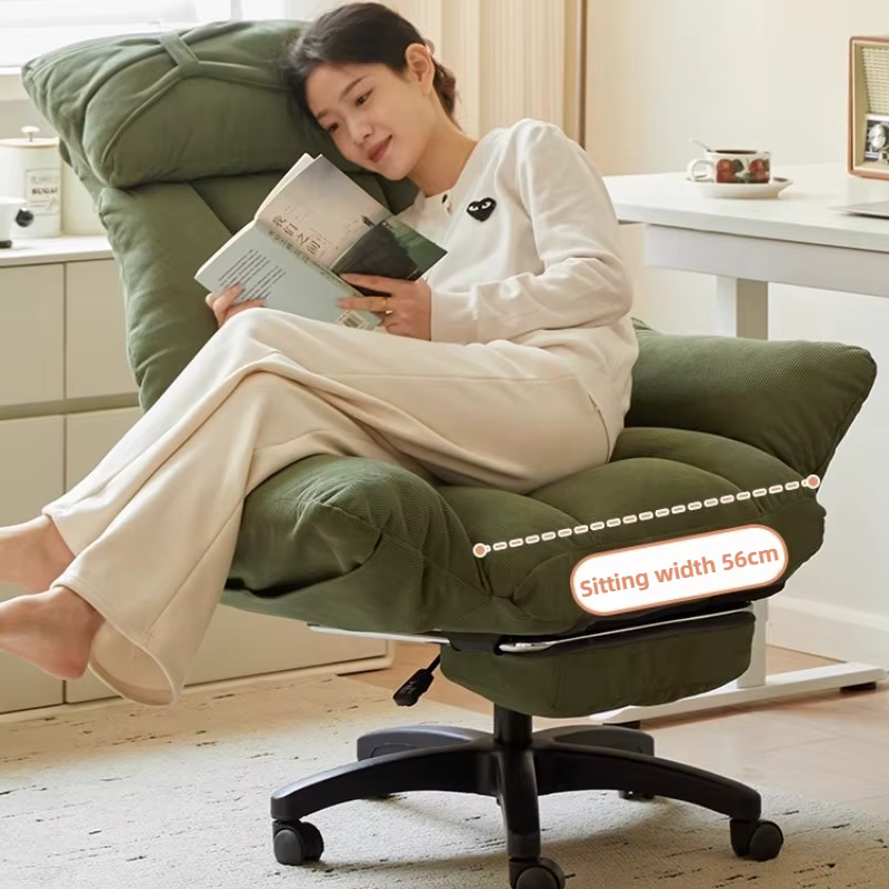 Chaises de canapé confortables à siège long, chaises pouf, chaises de jeu, tabouret de bureau de chambre à coucher, doux et confortables