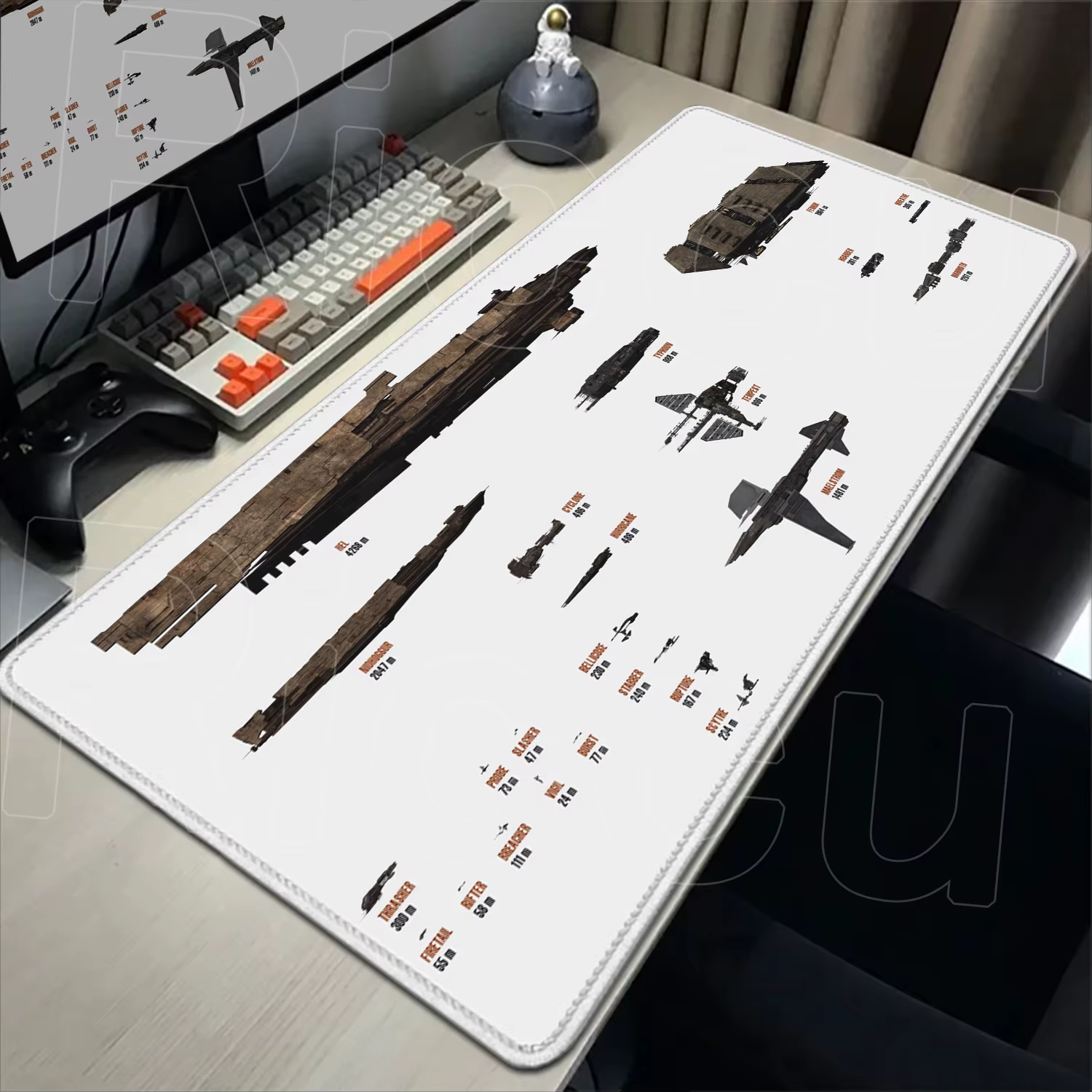 HD 40X90cm EVE Table d'ordinateur en ligne XXL agrandir tapis de bureau conception personnalisée tapis de souris tapis en caoutchouc pour ordinateur portable accessoires pour Pc tapis de souris