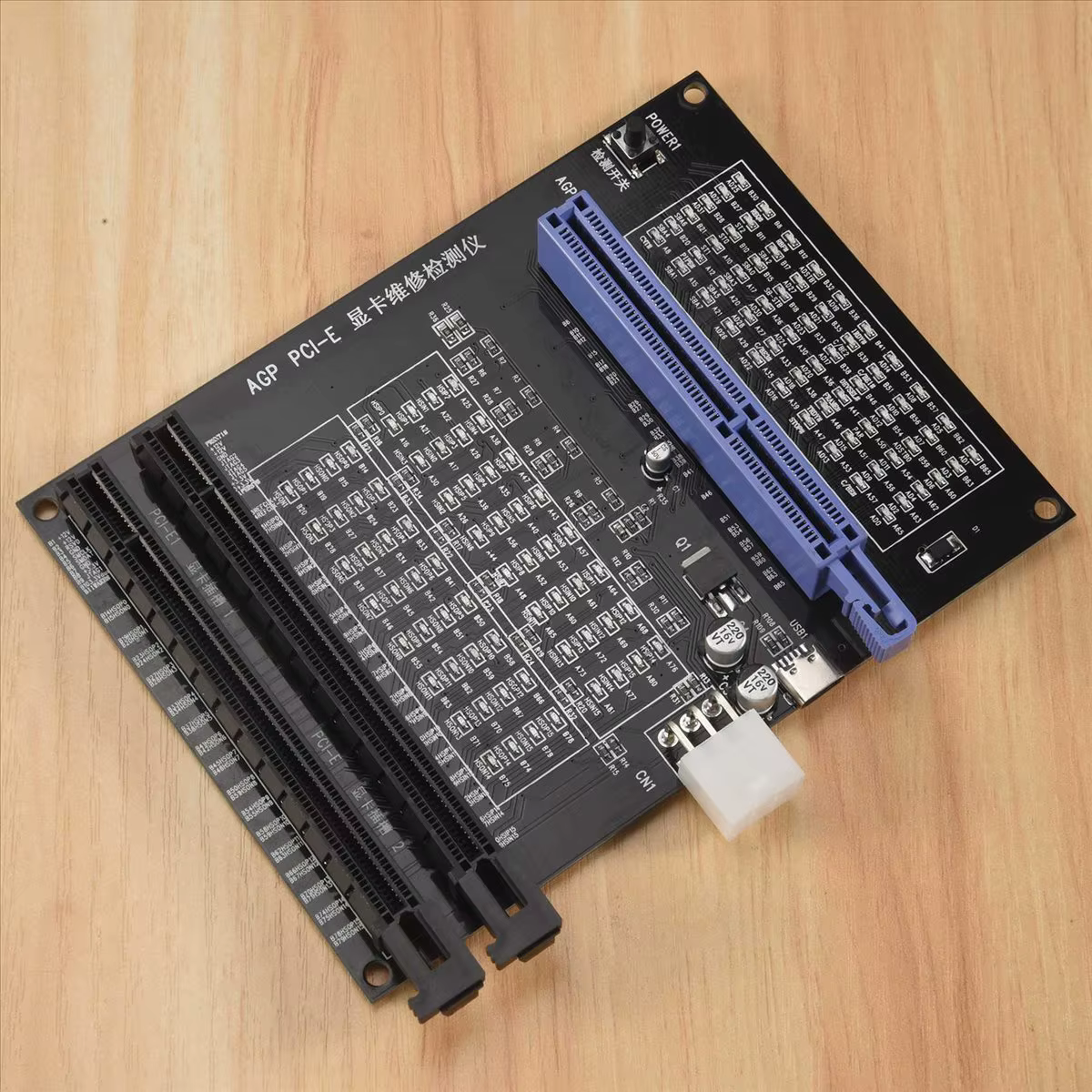 AGP PCI-E X16 testeur de prise à usage touristique