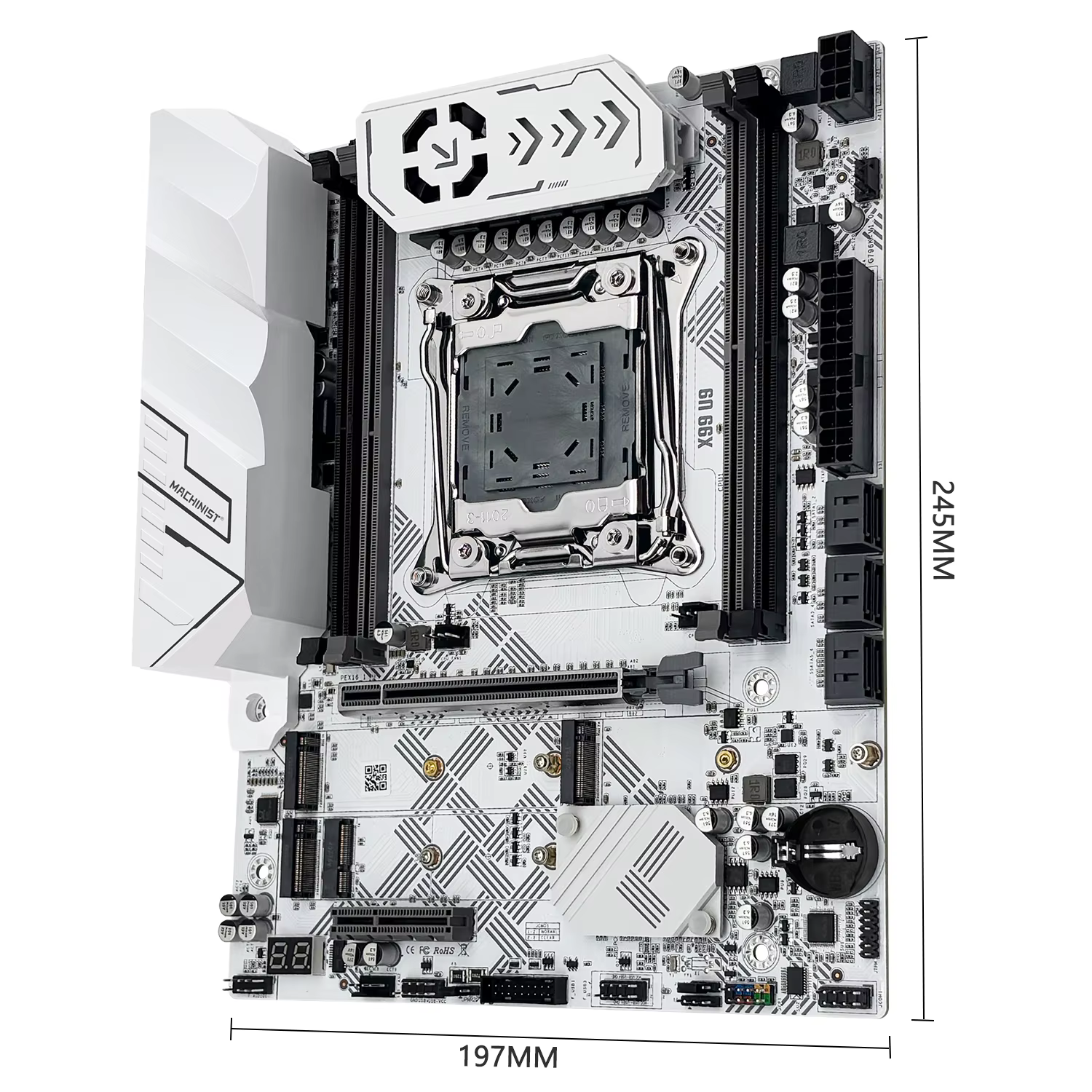 Nouveau X99 U9 MACHINIST X99 Kit de carte mère en option LGA2011-3 Xeon E5 2630 V4 CPU prise en charge TPM2.0 DDR4 mémoire NVME M.2 usb3.0