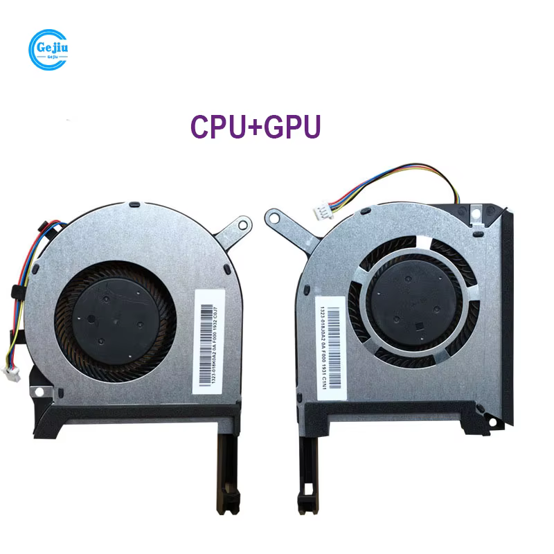 Nouveau ventilateur de refroidissement CPU GPU de remplacement pour ordinateur portable d'origine pour ASUS TUF Gaming FX506 FX506L FX506LI FX506LH FX506LU FA506IU FX706