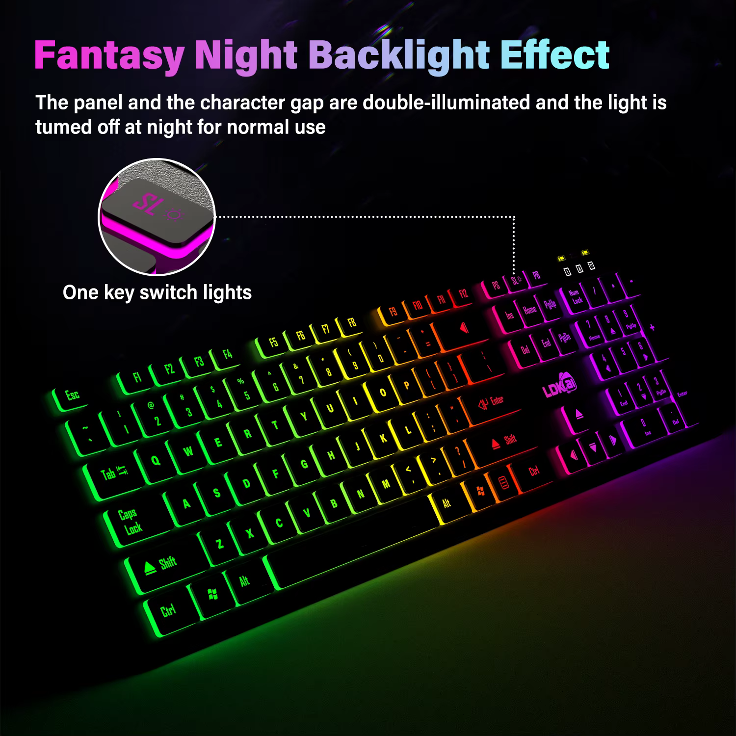 Clavier de jeu pour ordinateur